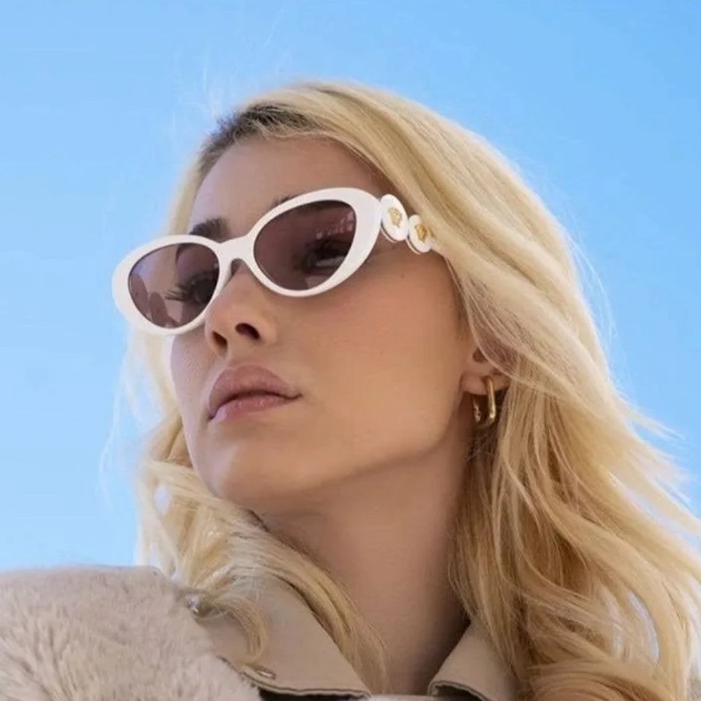 Versace White Sunglasses